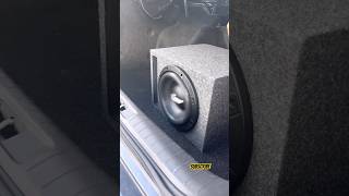 One 10” Sub LOUD AF 🔊🫨 subwoofer carsubwoofer shorts extremebass loudbass loud caraudio [upl. by Florri]