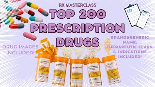 Top 200 Prescription Drugs Made Easy Updated 20232024 [upl. by Folger]