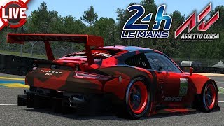 Raceunion 24h Le Mans  Schlussspurt  Assetto Corsa Livestream [upl. by Messere]