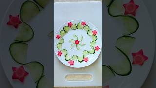 super how to make salad easy salad vegetablecarving carving cuttingskills shortstrending art [upl. by Osei]