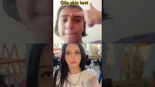 Oily skin test you try this [upl. by Notpmah]