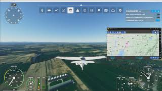 carte VFR de remplacement de Microsoft flight simulateur plus détaillé [upl. by Cheyney363]