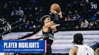 Matisse Thybulle  HIGHLIGHTS vs Golden State Warriors 041921 [upl. by Enos]