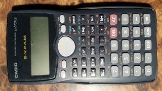 Conversión de unidades de metros a pies ¿Cómo utilizar una calculadora científica Casio fx570MS [upl. by Lanoil]