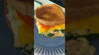 Unbeatable Egg Breakfast Sandwich food shorts [upl. by Ttirrej143]