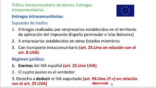 IVA 05 01 Operaciones intracomunitarias [upl. by Phare114]