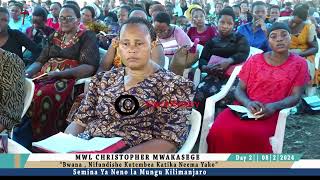 Mungu Akikusemesha Usiogope  Mwl Christopher Mwakasege  Moshi 2024 [upl. by Anital]