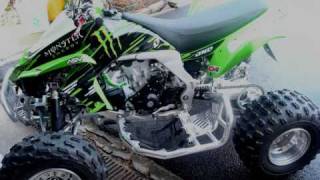 2009 Street Legal Kawasaki KFX450R Update Vid 1 [upl. by Anaejer191]