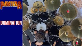 PANTERA  DOMINATION  DRUM COVER  Bosphorus Cymbals [upl. by Mose]