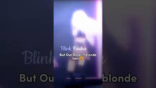 Rosé in blonde hair😩 blackpink foryou rosé shortsvideo [upl. by Liatris661]