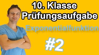 Schriftliche Überprüfung 10 Klasse  Exponentialfunktion  Genau diese Aufgabe könnte drankommen [upl. by Varick]