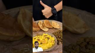 Halwa puri ki recipe food foodie recipe chefakramtraggar cooking food [upl. by Kerril]