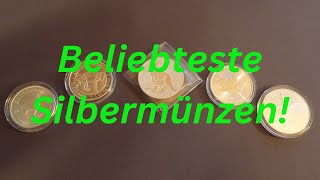 Top 5 beliebteste Silbermünzen [upl. by Wyatan]