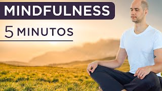 MINDFULNESS 5 MINUTOS  Meditação guiada [upl. by Allenrad]