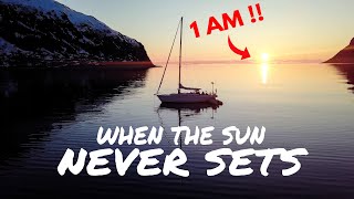 24 hours where the sun never sets  Sailing Alluring Arctic ep18 [upl. by Karilynn]