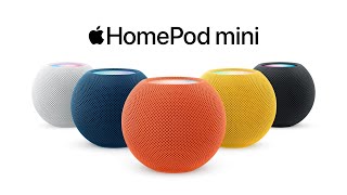 HomePod mini now in color  Apple [upl. by Bore]