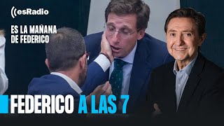 Federico a las 7 La violencia del PSOE de Sánchez cachetadas a Almeida [upl. by Zerelda]