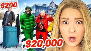 Americans React To SIDEMEN 20000 vs 200 WINTER HOLIDAY [upl. by Hawken]