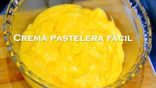 CREMA PASTELERA para roscas de pascua La RECETA MÁS FÁCIL [upl. by Nnahgaem]