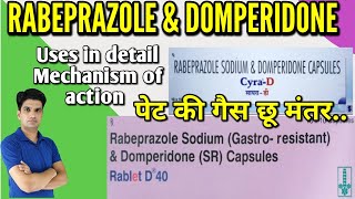 Rablet DSR capsule  Cyra D capsules  Rabeprazole sodium and domperidone capsules [upl. by Norvin]