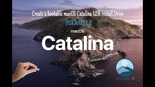 How To Create a bootable macOS Catalina USB Install Drive  Using DiskMaker X [upl. by Selena]