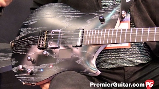 NAMM 17  Relish Guitars Phantom Jane Demo [upl. by Ainoet174]