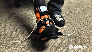 SCARPA Phantom Boots Lacing and Maintenance [upl. by Gneh]