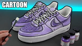 Custom Cartoon Air Force 1s Giveaway [upl. by Jacinthe292]