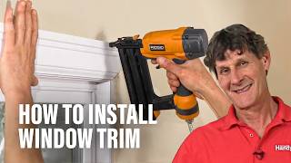 How to Install Window Trim [upl. by Pelagias]