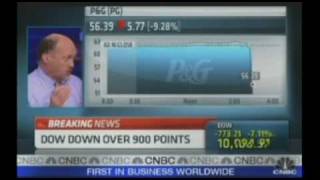 FLASH CRASH Dow Jones drops 560 points in 4 Minutes May 6th 2010 [upl. by Orlene538]