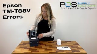 Troubleshooting Your Epson TMT88V Thermal Printer [upl. by Anipsed]