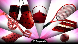 Miraculous Ladybug  Temporada 2 • Todos os Talismãs [upl. by Uno242]