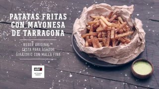 Receta Weber Patatas Fritas con asador giratorio [upl. by Dahsraf176]