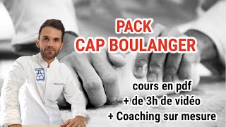 CAP boulanger la formation complète à la maison  découvrez le PACK CAP BOULANGER 👨🏻‍🍳 [upl. by Tur]