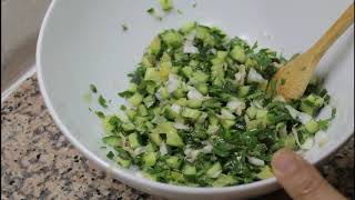 3 bonnes salades très faciles au concombre aux pommes de terre et salade mauvebettravelaitue [upl. by Rebmetpes]