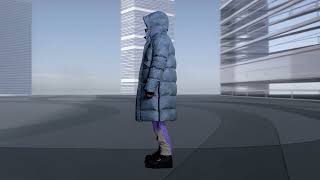 AITKEN Long Down Jacket  KRAKATAU FallWinter 2023 Collection [upl. by Anifur663]