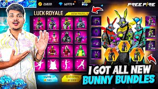 Free Fire I Got Bunny Incubator 😍 Best Bundles In The History Of Garena Free Fire In 9999 Diamonds [upl. by Letnuhs909]