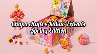 Chupa Chups Kakao Friends Ryan amp Apeach ★ 카카오프렌즈 라이언 어피치【Spring Edition 春天別注版 珍寶珠】 [upl. by Rondi]