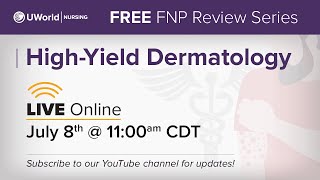 FNP Live Review  HighYield Dermatology [upl. by Sivram99]