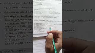 Five kingdom classification biology neet2025 neetkota viral shorts neet botany [upl. by Iror]