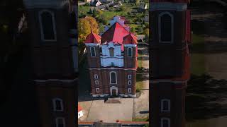 Šiluva St Basilica and Chapel of the Nativity of the Virgin Mary SHORTs drone dji [upl. by Atin414]