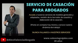 Nuestros servicios de casación para abogados en Colombia  4 servicios 2021 [upl. by Ocsicnarf466]