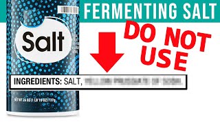 BEST FERMENTING SALT Avoid this ingredient that will kill your fermentation [upl. by Erina86]