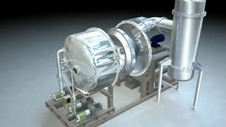 EVAPOR Centrifugal Flow Thin Film Vacuum Evaporator [upl. by Spring]