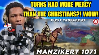 Christian british caribbean reacts to First Crusade Battle of Manzikert 1071 DOCUMENTARY reaction [upl. by Bachman]