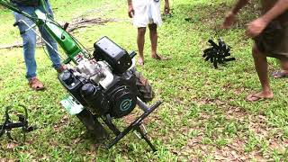 Kirloskar MinT 8 HP Tiller Full Demo and Explanation [upl. by Neruat]