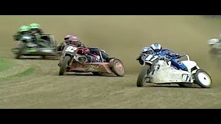 Fantastic Grasstrack 1000cc Sidecar Race [upl. by Ahseat]