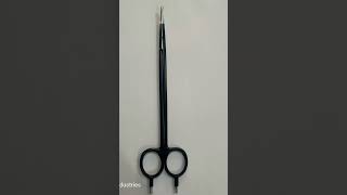 metzenbaum bipolar scissors cvd 18cm carbide insert black coted reusablequality Eggzicome industries [upl. by Ayanat]