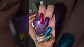 Magnetic nails look like🤯 Howto hacks🧲 Holo Taco [upl. by Harriott]