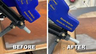 What is a sand blaster gun used for Does a sandblaster remove rust Try the Lematec sandblaster gun [upl. by Susannah]